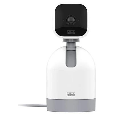 Blink Mini Pan-Tilt Semi-Wireless Indoor HD IP Camera - White
