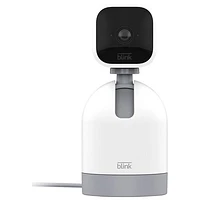 Caméra IP HD d'intérieur semi-sans fil inclinable et panoramique Mini de Blink - Blanc
