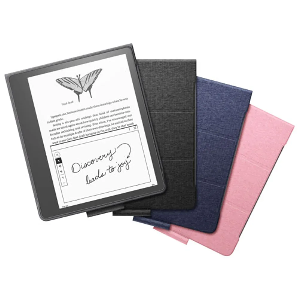 tui folio en tissu pour Kindle Scribe d'Amazon avec attache magnétique