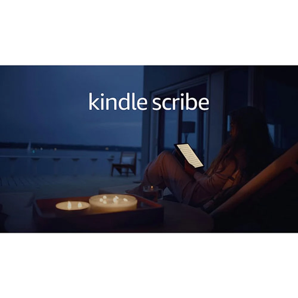 Amazon Kindle Scribe 32GB 10.2" Digital eReader with Touchscreen & Premium Pen (B09BSQ365J) - Tungsten