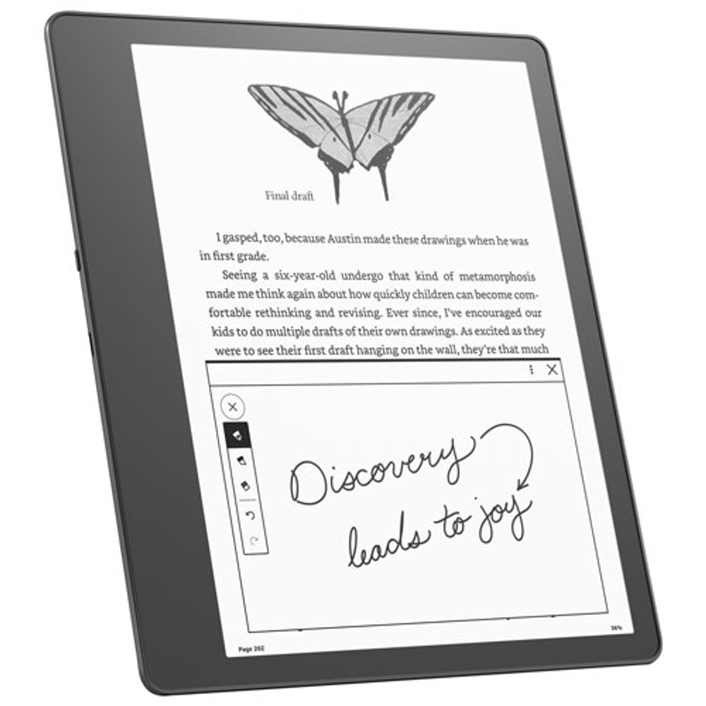 Amazon Kindle Scribe 16GB 10.2" Digital eReader with Touchscreen & Premium Pen (B09BRW6QBJ) - Tungsten