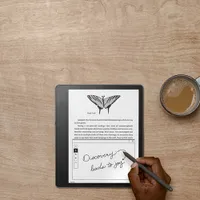 Liseuse numérique 16 Go 10,2 po Kindle Scribe d'Amazon avec écran tactile et stylet de base (B09BS5XWNS) - tungstène