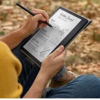 Liseuse numérique 16 Go 10,2 po Kindle Scribe d'Amazon avec écran tactile et stylet de base (B09BS5XWNS) - tungstène