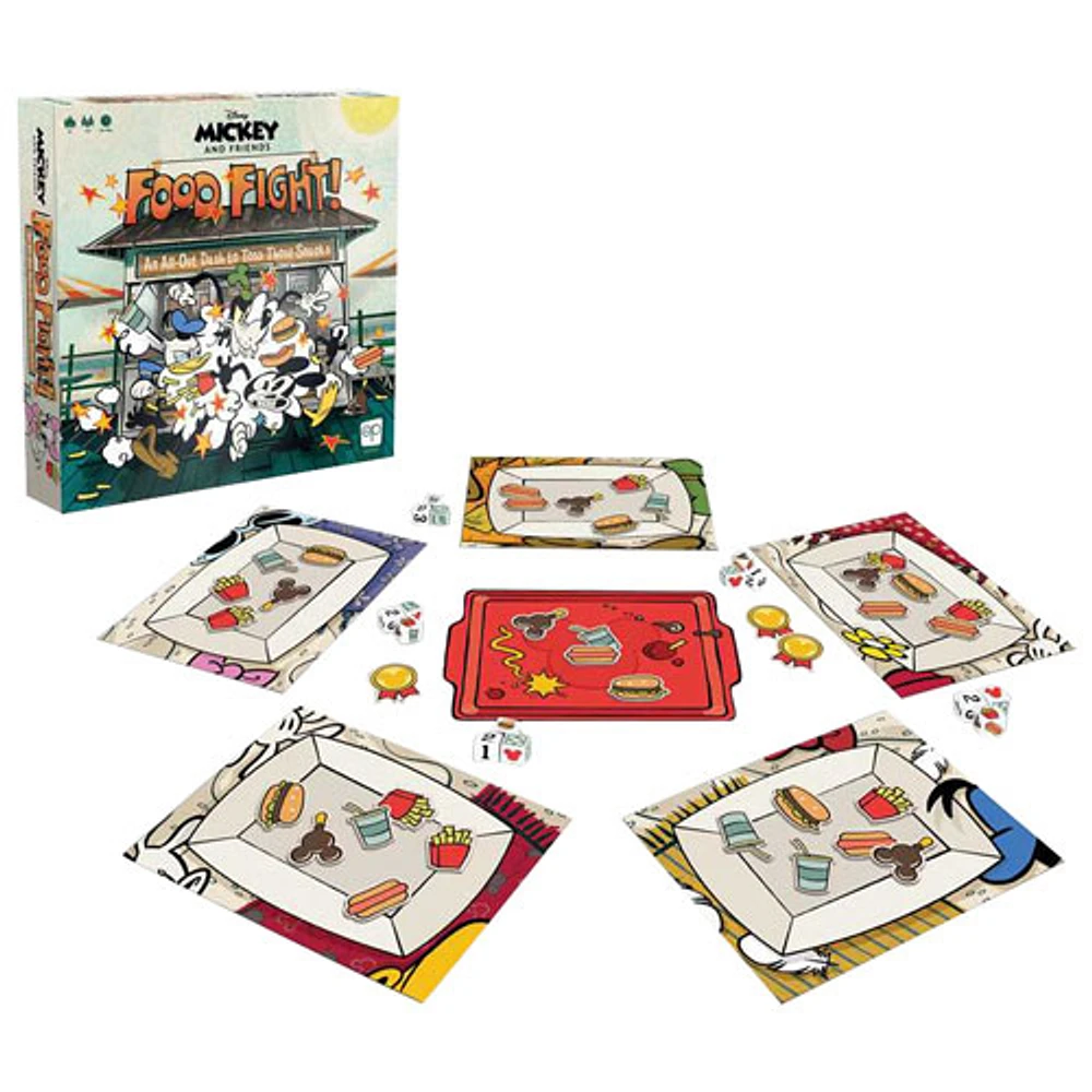 Mickey and Friends Food Fight Board Game - English