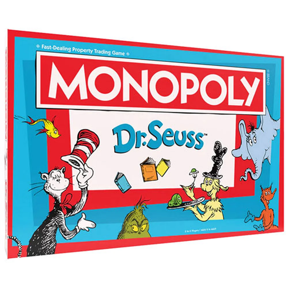 Monopoly: Dr. Seuss Edition Board Game - English