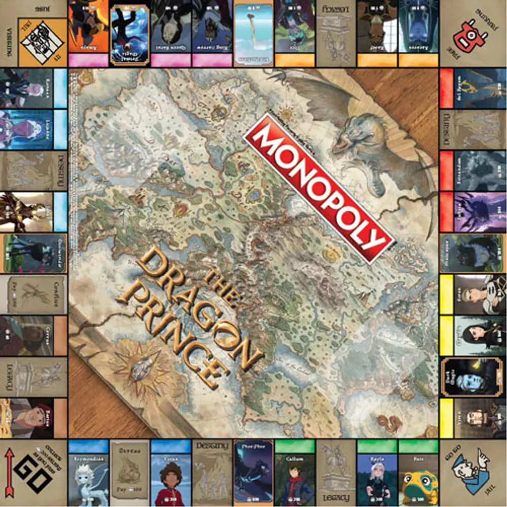 Monopoly: Jeu de société The Dragon Prince - Anglais