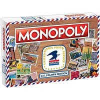 Monopoly: Jeu de société U.S. Stamps - Anglais