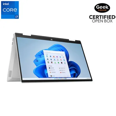 Open Box - HP Pavilion x360 15" Touchscreen 2-in-1 Laptop - Silver (Intel Core i7-1255U/1TB SSD/16GB RAM)