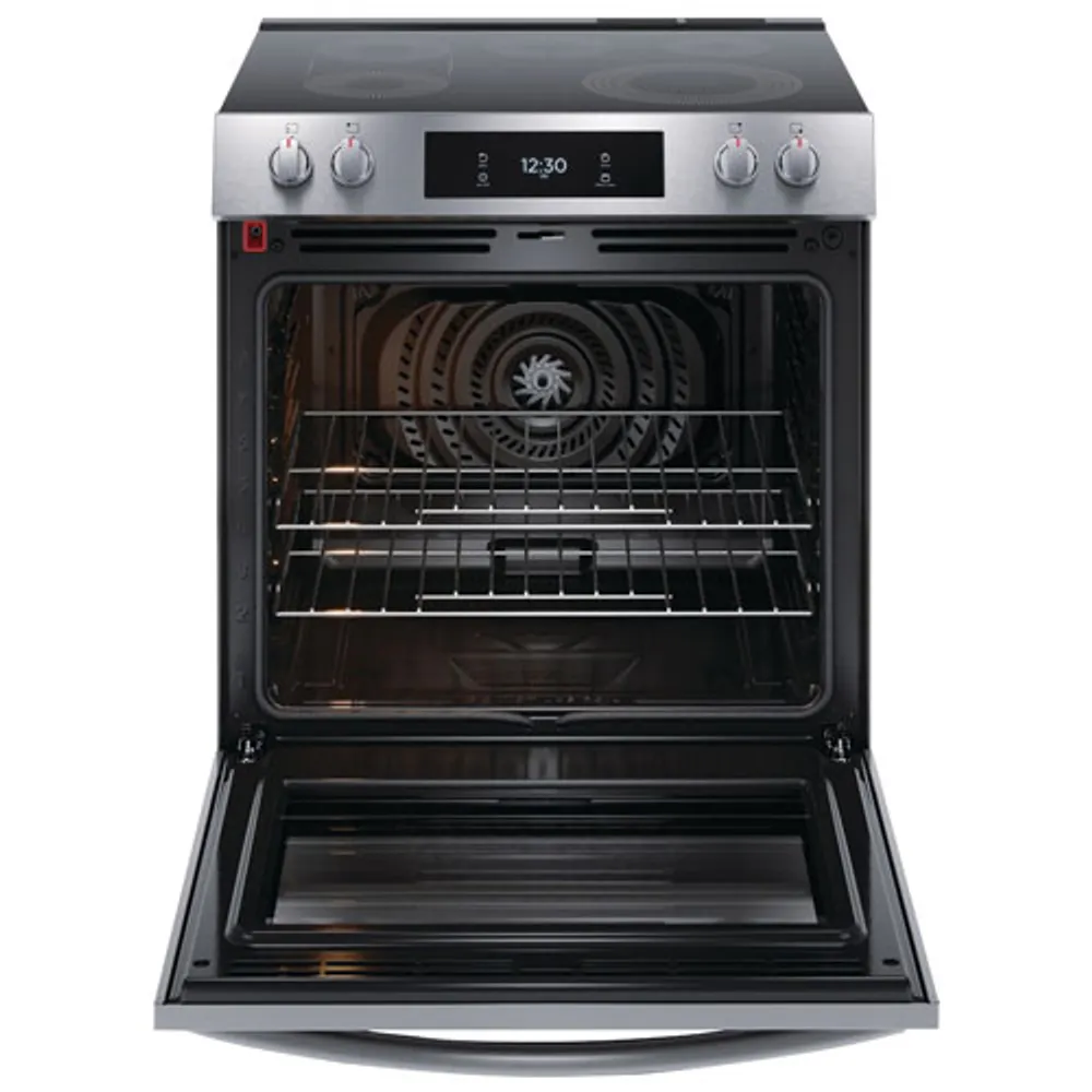 Frigidaire Gallery 30" 6.2 Cu. Ft. True Convection Electric Air Fry Range (GCFE306CBF) - Stainless Steel