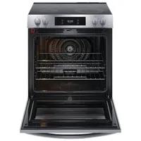 Frigidaire Gallery 30" 6.2 Cu. Ft. True Convection Electric Air Fry Range (GCFE306CBF) - Stainless Steel