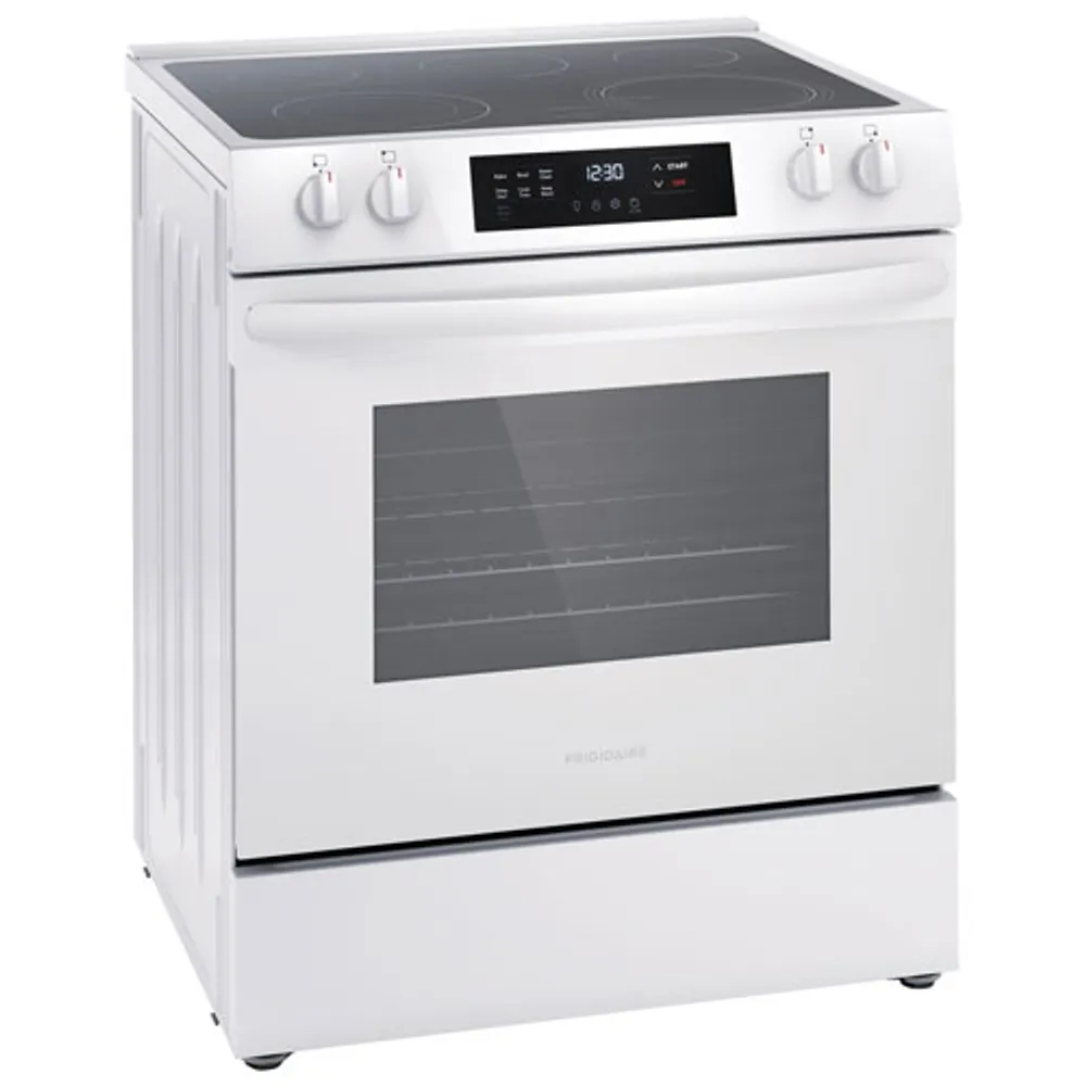 Frigidaire 30" 5.3 Cu. Ft. 5-Element Freestanding Electric Range (FCFE306CAW) - White