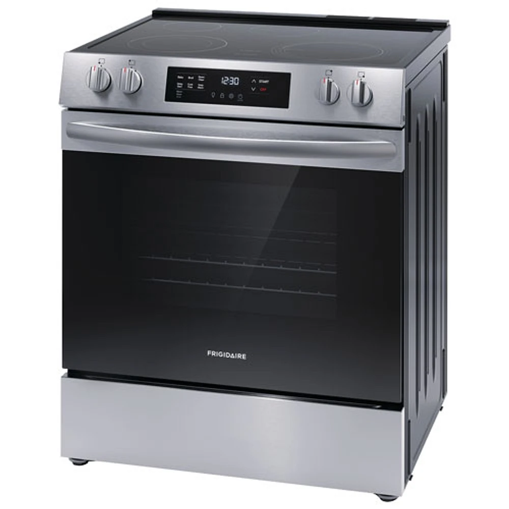 Cuisinière électrique autonome à 5 éléments de 5,3 pi³ 30 po de Frigidaire (FCFE306CAS) - Inox