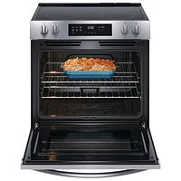 Cuisinière électrique autonome à 5 éléments de 5,3 pi³ 30 po de Frigidaire (FCFE306CAS) - Inox