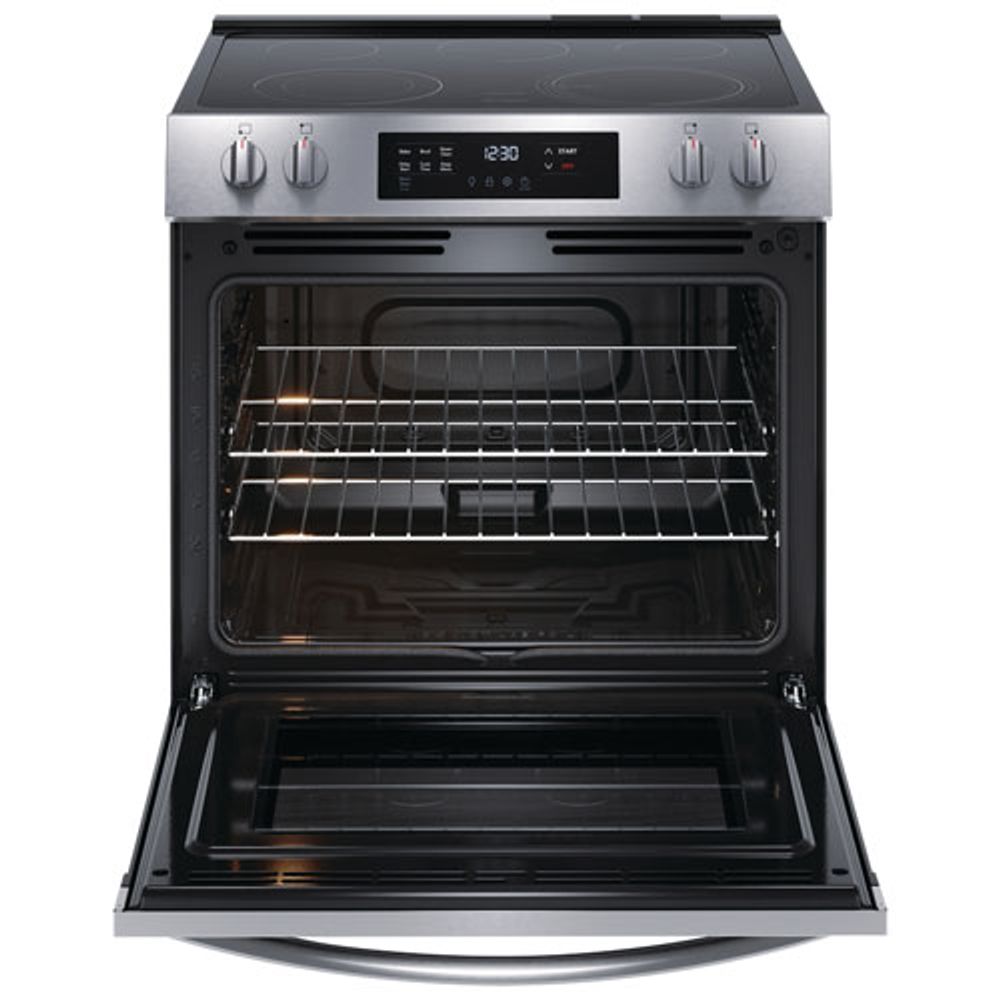 Frigidaire 30" 5.3 Cu. Ft. 5-Element Freestanding Electric Range (FCFE306CAS) - Stainless Steel