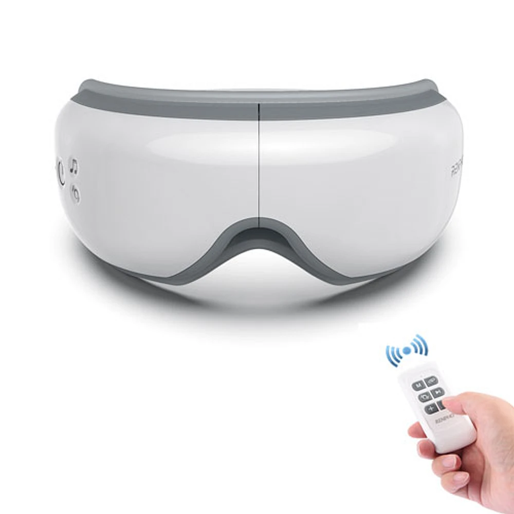 Appareil de massage pour les yeux Bluetooth de Renpho (RF-EM001R) - Blanc