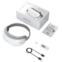 Appareil de massage pour les yeux Bluetooth de Renpho (RF-EM001R) - Blanc