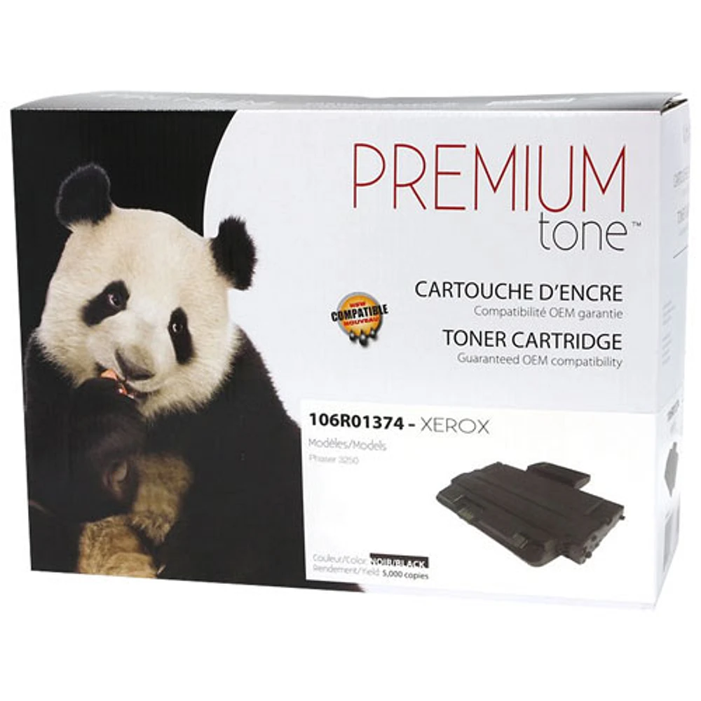 Cartouche d'encre en poudre noire de Premium Tone pour Xerox (106R01374)