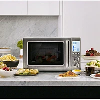 Refurbished (Good) - Breville Smooth Wave Soft Close 1.2 Cu. Ft. Microwave (RM-BMO850BSS1BCA1) - Brushed Stainless Steel - Remanufactured by Breville