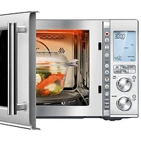 Refurbished (Good) - Breville Combi Wave 3-in-1 Convection Microwave w/ Air Fryer - 1.1 Cu. Ft. - Remanufactured by Breville