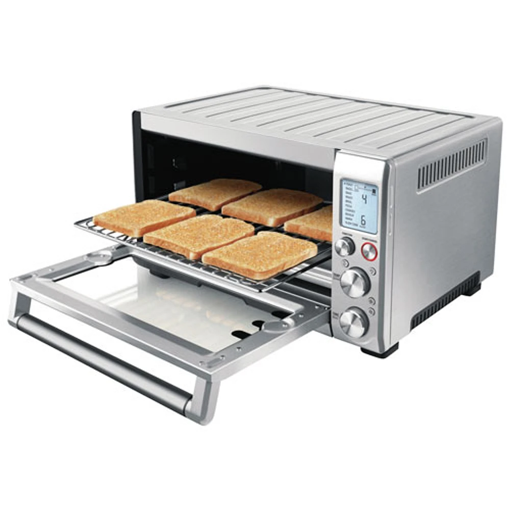 Remis à neuf (bon état) - Four grille-pain à convection Smart Oven Pro de Breville - 0,8 pi³/22,7 l - Acier inoxydable brossé - Remanufacturé par Breville
