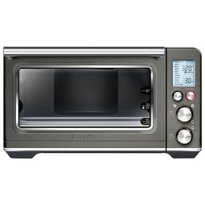 Refurbished (Good) - Breville Smart Oven Air Fryer Convection Toaster Oven - 0.8 Cu. Ft./22.6L - Black Stainless Steel - Remanufactured by Breville