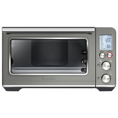 Refurbished (Good) - Breville Smart Oven Air Fryer Convection Toaster Oven - 0.8 Cu. Ft./22.6L - Smoked Hickory - Remanufactured by Breville