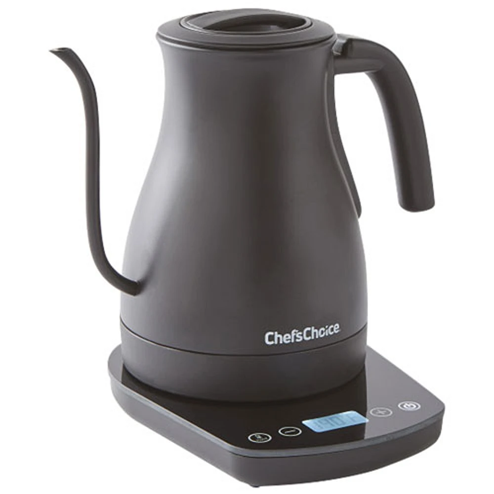 Chef's Choice Gooseneck Digital Electric Kettle - 1L - Matte Black