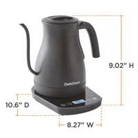 Chef's Choice Gooseneck Digital Electric Kettle - 1L - Matte Black