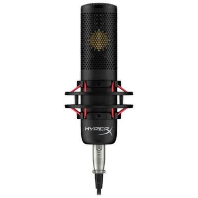 Microphone à condensateur ProCast XLR de HyperX - Noir