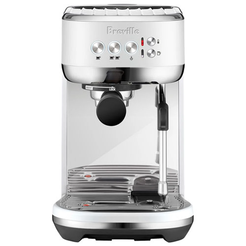 Refurbished (Good) - Breville Bambino Plus Automatic Espresso Machine - Sea Salt - Remanufactured by Breville