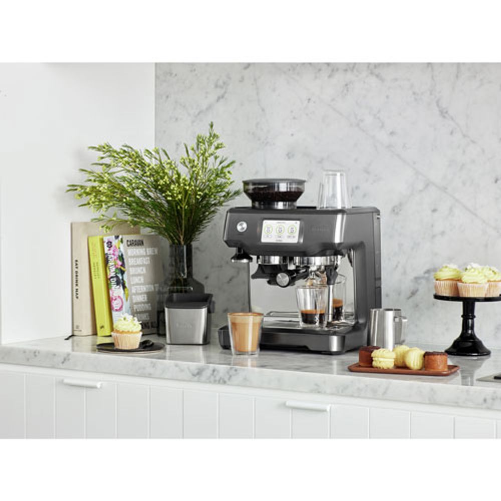 Refurbished (Good) - Breville Barista Touch Automatic Espresso Machine - Black Stainless Steel - Remanufactured by Breville