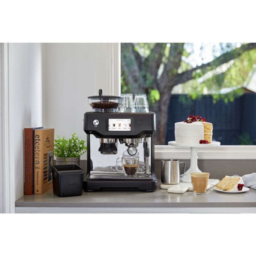 Refurbished (Good) - Breville Barista Touch Automatic Espresso Machine - Black Truffle - Remanufactured by Breville