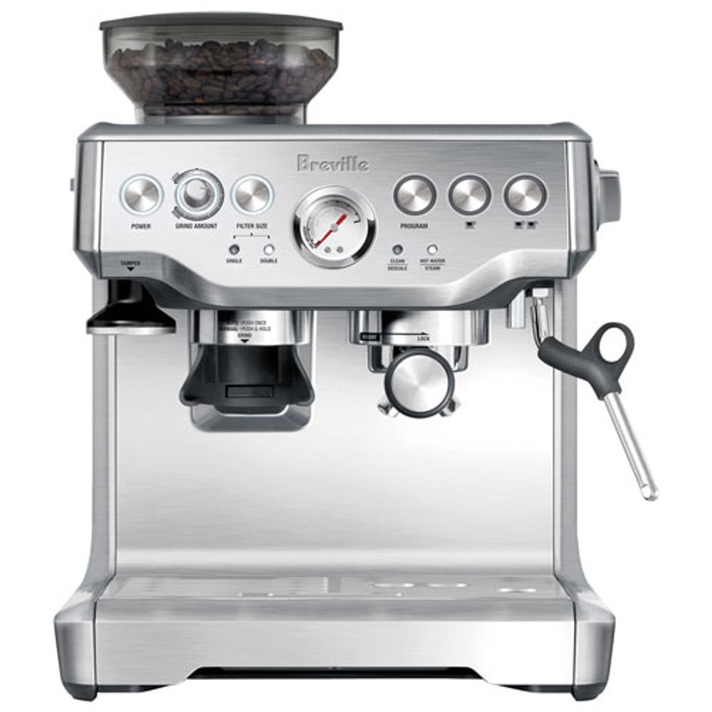 Refurbished (Good) - Breville Barista Express Manual Espresso Machine - Brushed Stainless Steel - Remanufactured by Breville