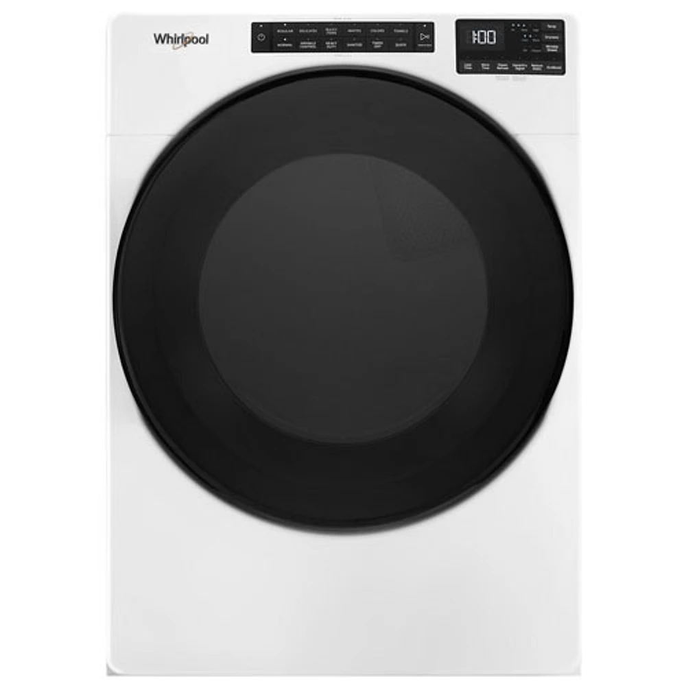 Sécheuse au gaz à vapeur de 7,4 pi³ de Whirlpool (WGD6605MW) - Blanc