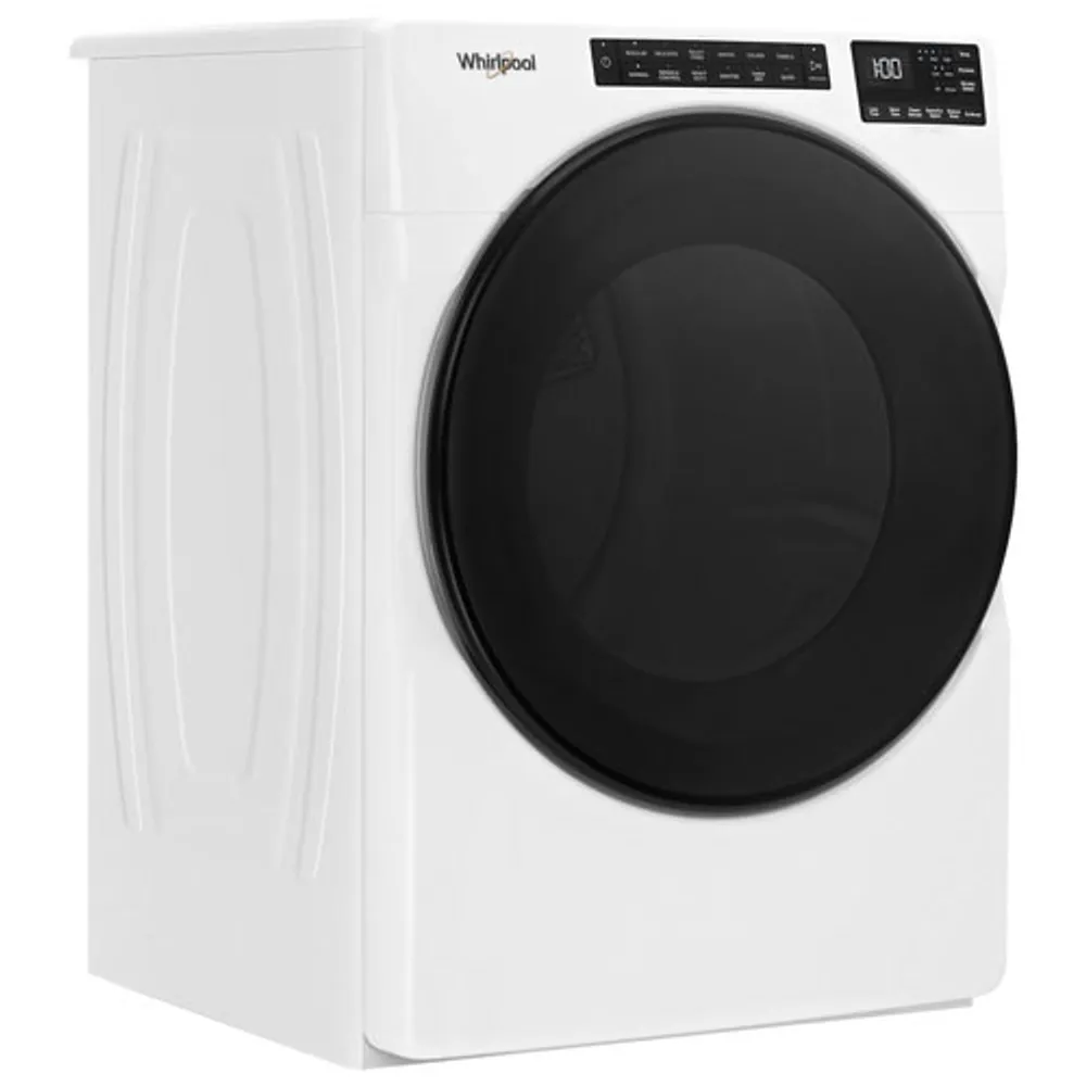 Sécheuse au gaz à vapeur de 7,4 pi³ de Whirlpool (WGD6605MW) - Blanc