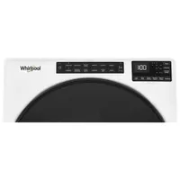 Sécheuse au gaz à vapeur de 7,4 pi³ de Whirlpool (WGD6605MW) - Blanc