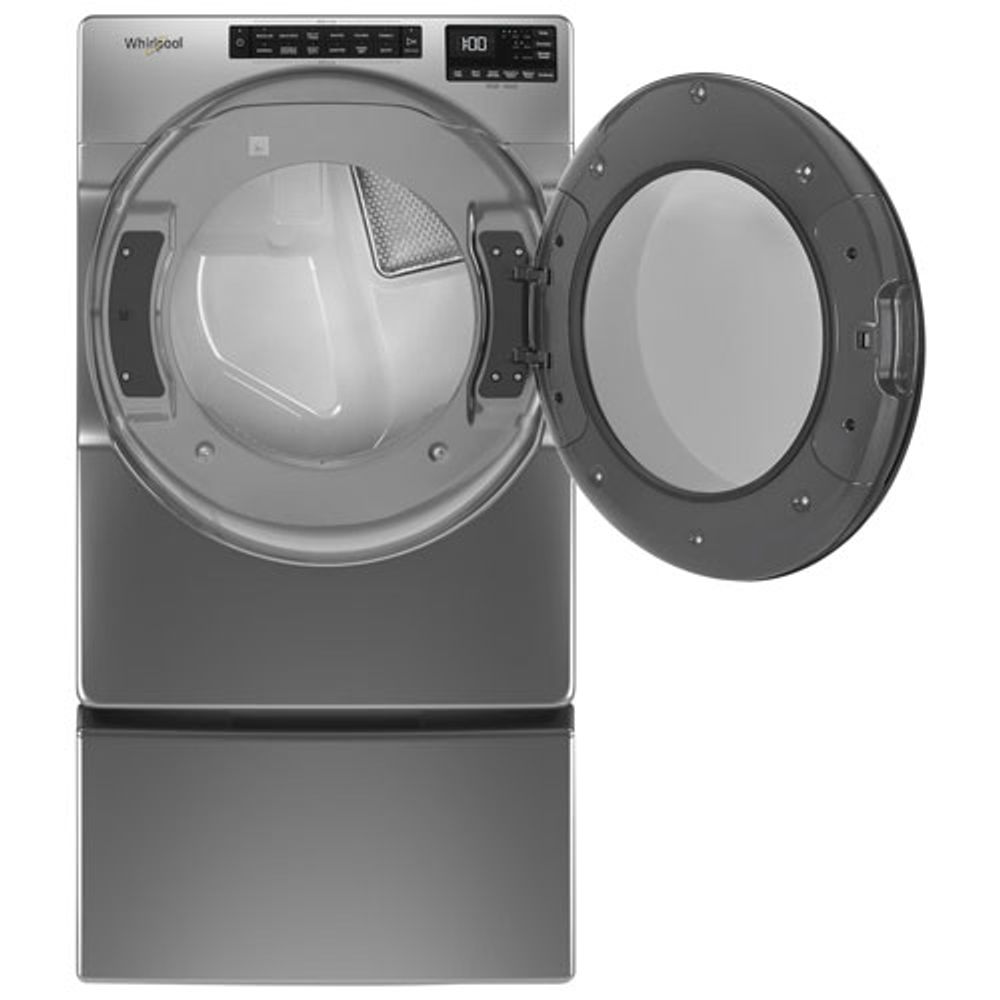 Whirlpool 7.4 Cu. Ft. Electric Steam Dryer (YWED6605MC) - Chrome Shadow