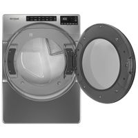 Whirlpool 7.4 Cu. Ft. Electric Steam Dryer (YWED6605MC) - Chrome Shadow