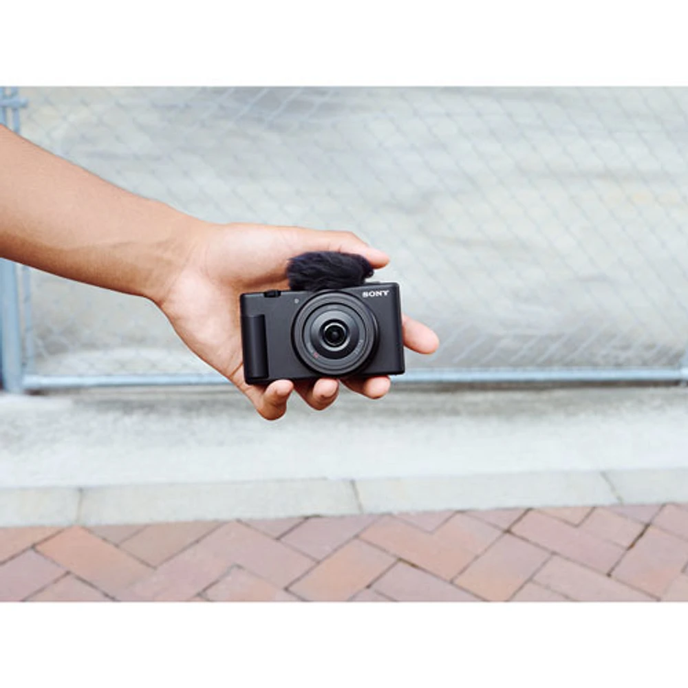 Sony ZV-1F Content Creator Vlogger 20.1MP Digital Camera - Black