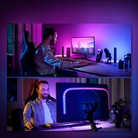 Bande lumineuse intelligente DEL variable Hue Play de Philips pour moniteurs de 24 à 27 po