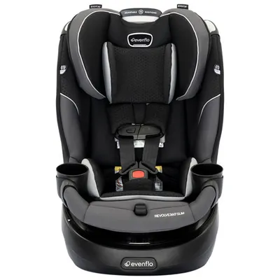 Evenflo Revolve360 Slim 2-in-1 Rotational Car Seat - Black/Grey