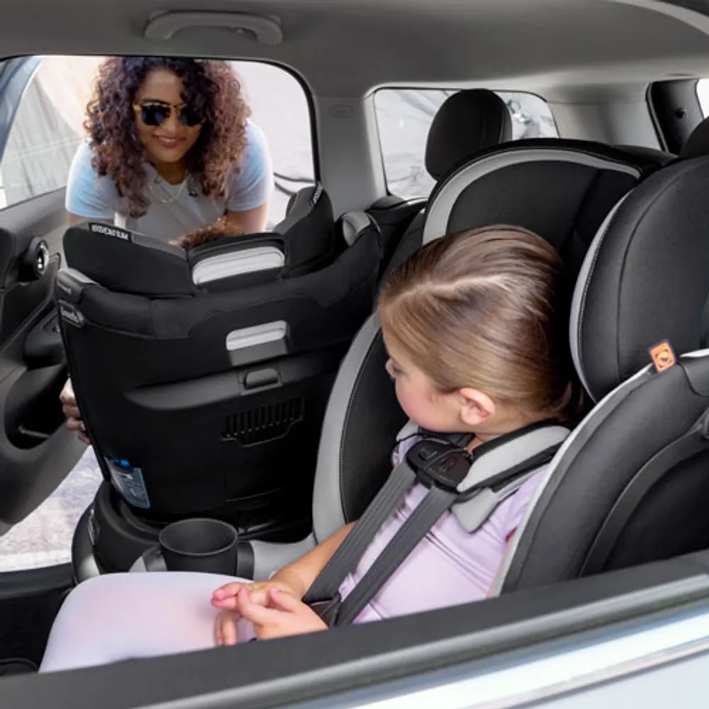 Evenflo Revolve360 Slim 2-in-1 Rotational Car Seat - Black/Grey