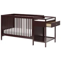 Graco Fable 4-in-1 Convertible Crib with Changing Station - Espresso