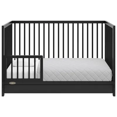 Graco Teddi 5-in-1 Convertible Crib with Drawer - Black