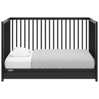 Graco Teddi 5-in-1 Convertible Crib with Drawer - Black