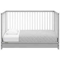 Graco Teddi 5-in-1 Convertible Crib with Drawer - Pebble Grey/White