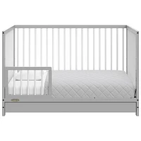 Graco Teddi 5-in-1 Convertible Crib with Drawer - Pebble Grey/White