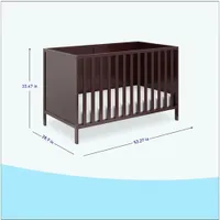 Graco Theo 3-in-1 Convertible Crib - Espresso