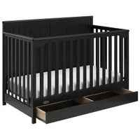 Graco Hadley 4-in-1 Convertible Crib with Drawer - Black