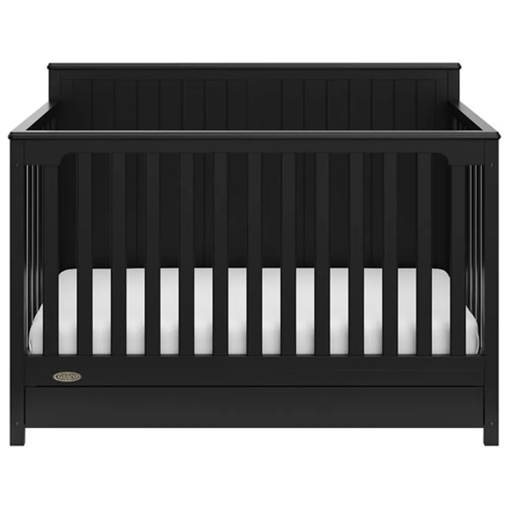 Graco Hadley 4-in-1 Convertible Crib with Drawer - Black